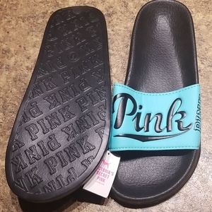 pink brand sandals